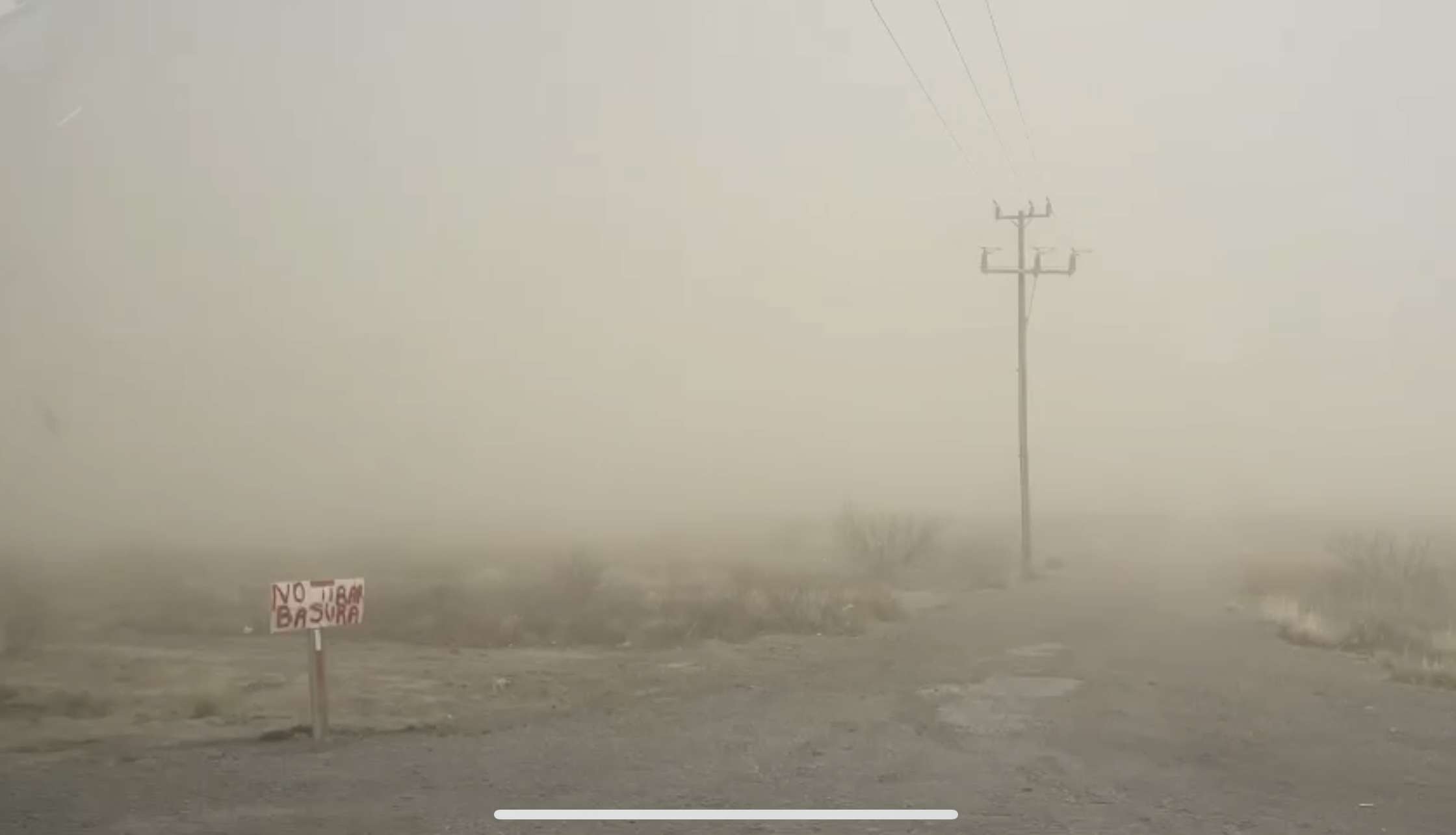 Fuertes Vientos Y Tolvaneras En La Carretera Villahumada Ciudad Ju Rez