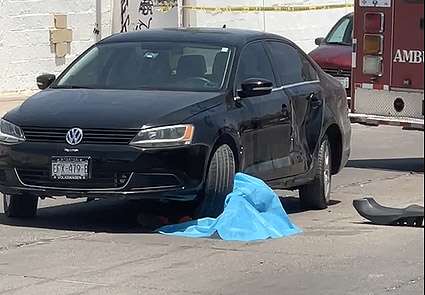 Muere motociclista al chocar con auto en Delicias La Estación de NCG