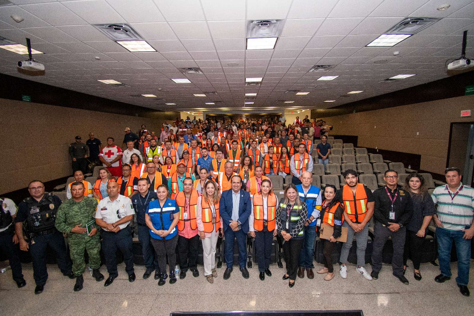 Agradecen a más de 200 brigadistas participación en simulacro de TSJ