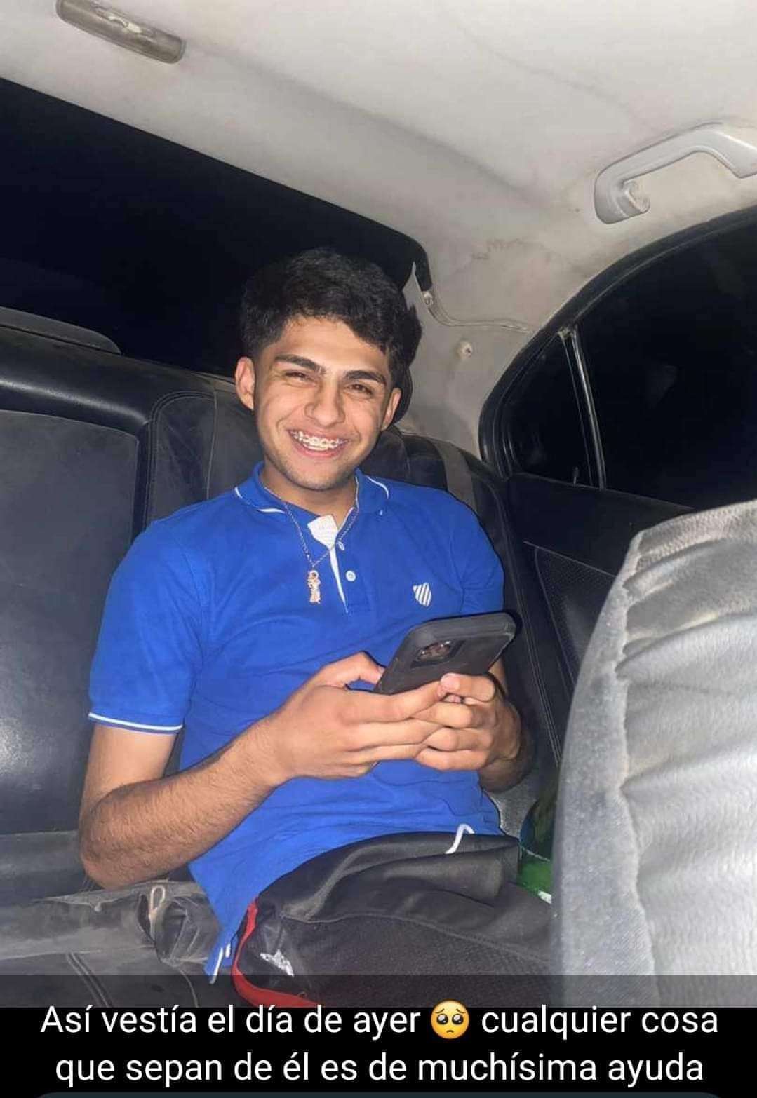 Desaparece joven al salir a platicar con sus amigos