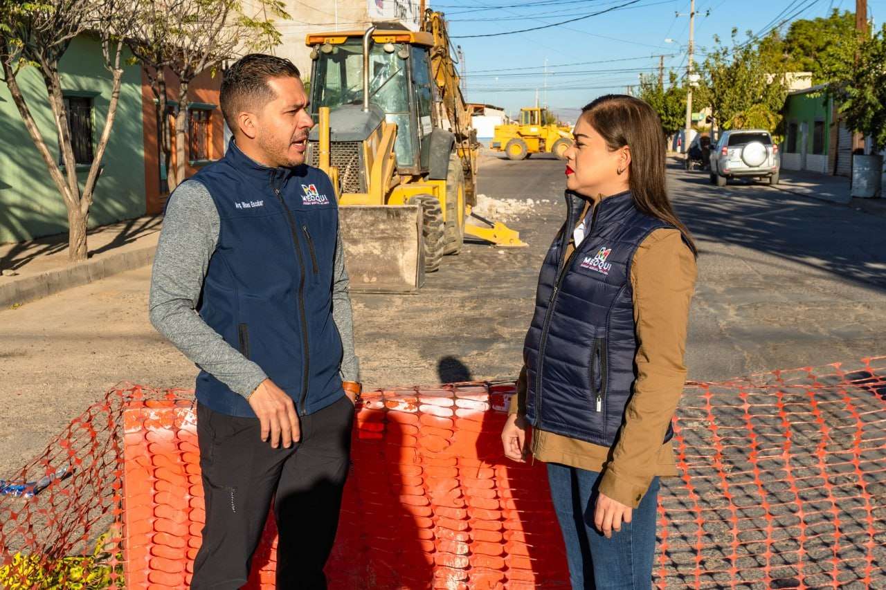 Supervisa Miriam Soto avances en reparación de calles